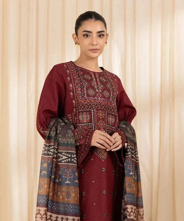 Sapphire SP-715 Lawn Embroidered 3pc