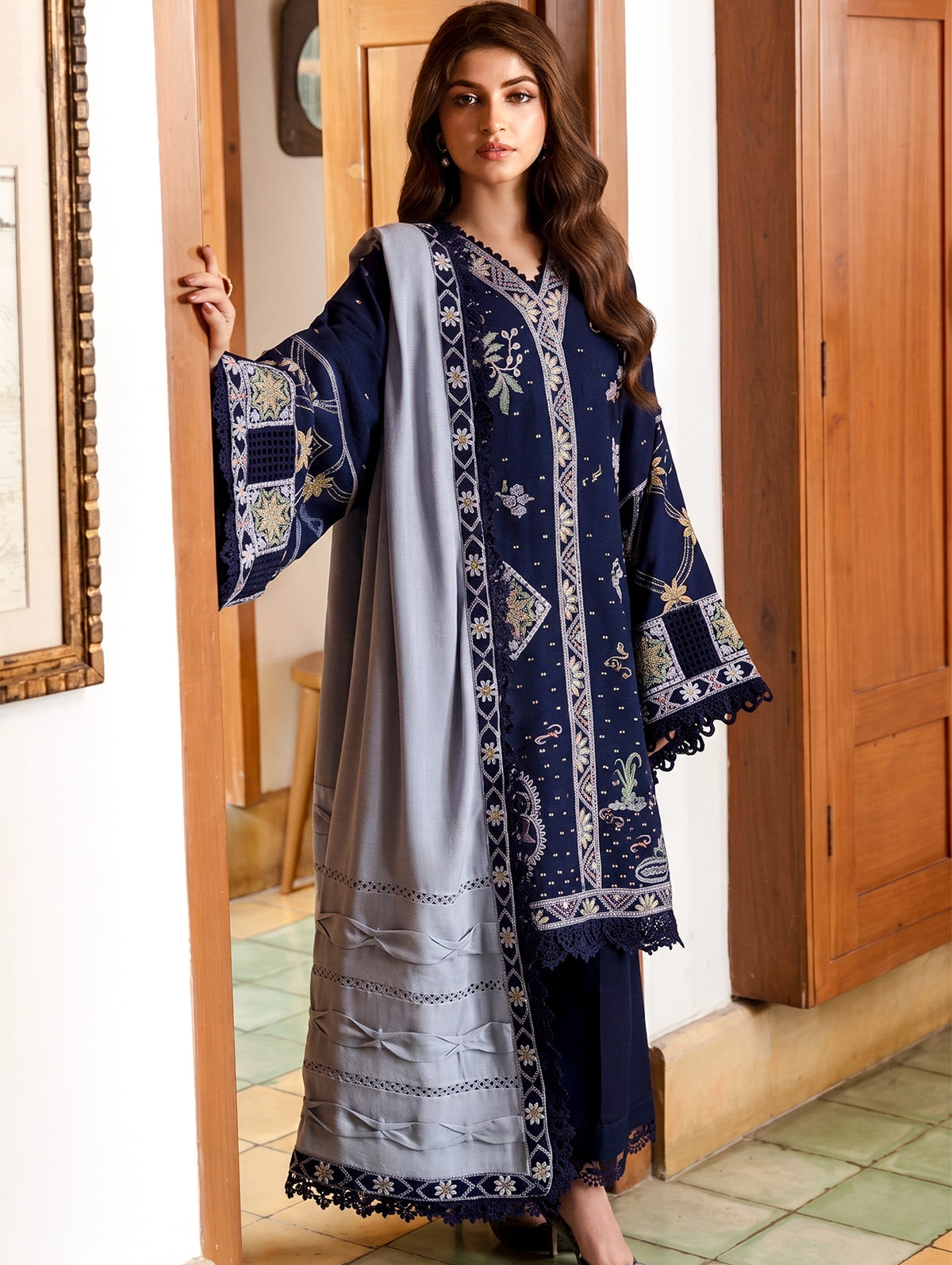 Eid Collection COCO-234 Dhanak Embroidered 3Pc