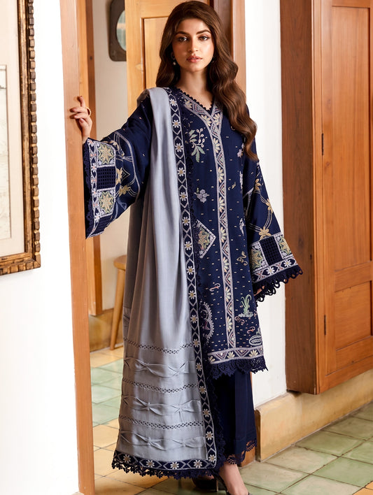 Eid Collection COCO-234 Dhanak Embroidered 3Pc