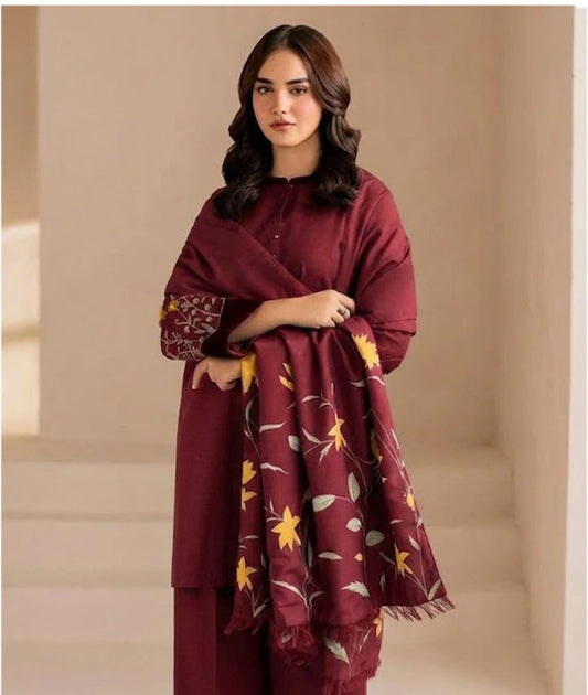 Lawn Suit with Voil Printed Dupatta
