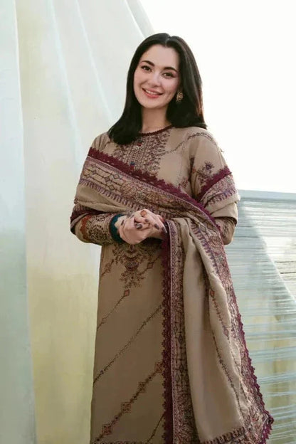 Florant Flo-185 Embroidered Dhanak 3pc