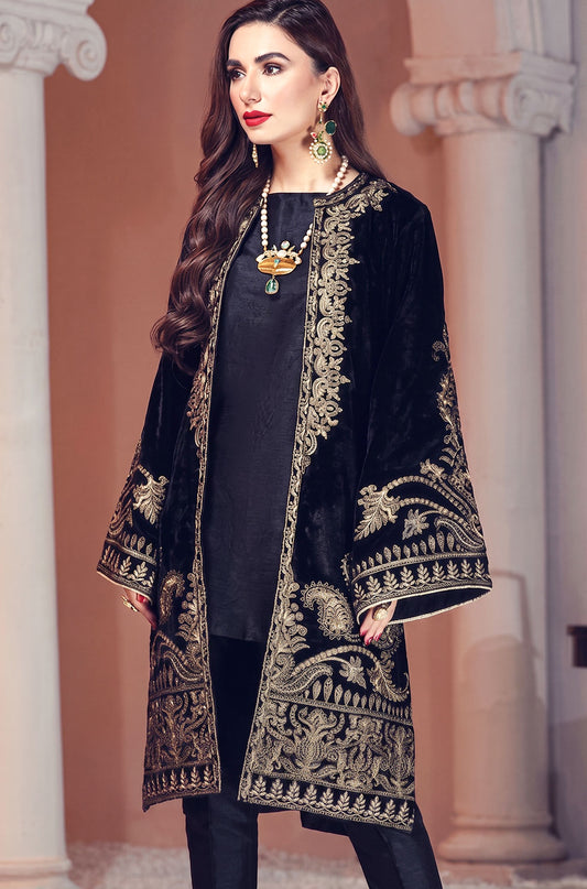 Maria B D-472 Velvet Embroidered 3pc