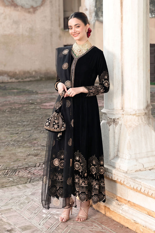 ZC-233 Velvet Embroidered 3pc