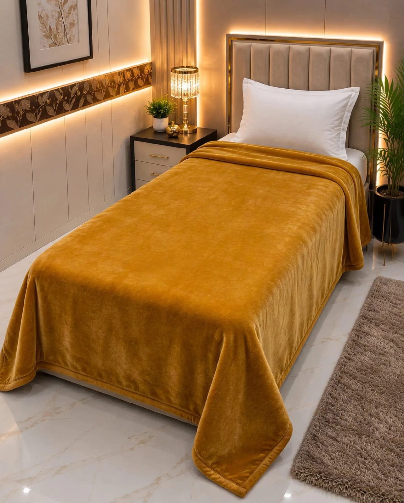 Premium Soft Fleece Fabric AC Blanket