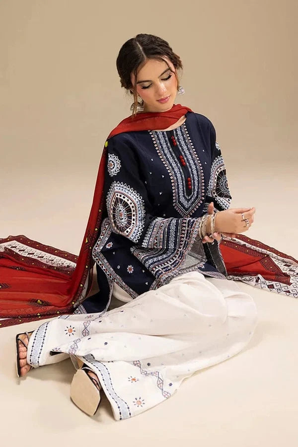 Sapphire SP-934 Embroidered Dhanak 3pc