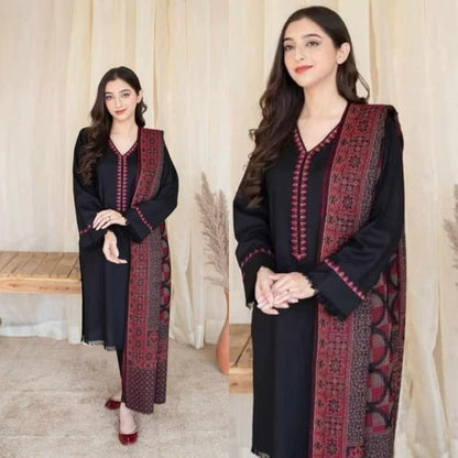 Sapphire SPW-883 Embroidered Dhanak 3pc