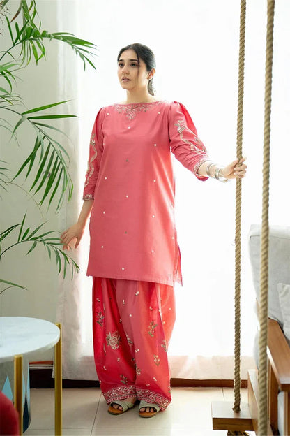Urge UR-218 Dhanak Embroidered 2pc
